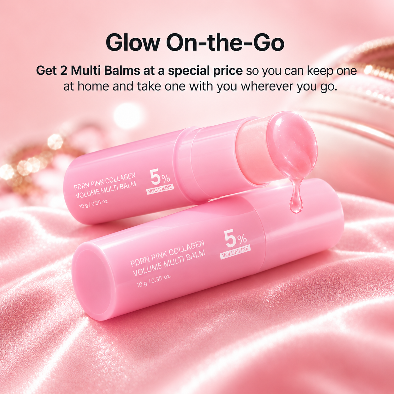 🔥LAST DAY 60% OFF🎁Korean PDRN Pink Collagen Volume Multi Balm