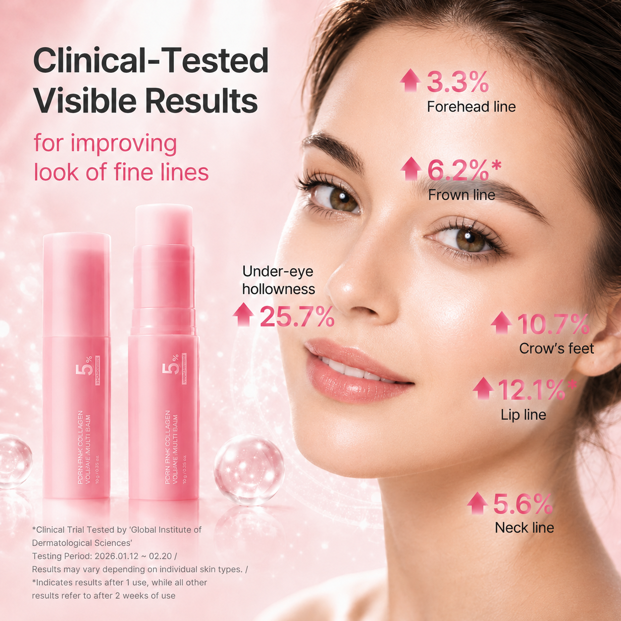 🔥LAST DAY 60% OFF🎁Korean PDRN Pink Collagen Volume Multi Balm