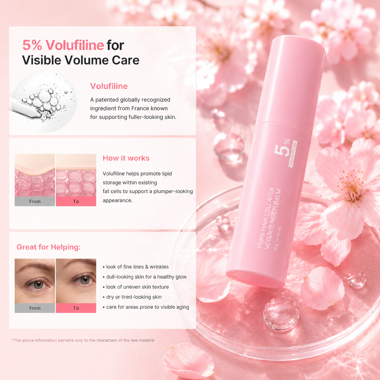 🔥LAST DAY 60% OFF🎁Korean PDRN Pink Collagen Volume Multi Balm